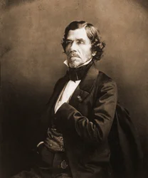 Portret Eugene Delacroix, malarz 1798-1863 (zdjęcie)