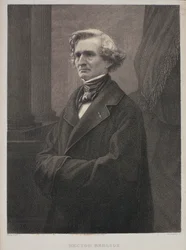 Hector Berlioz (1803-69) wyryty przez Metzmachera