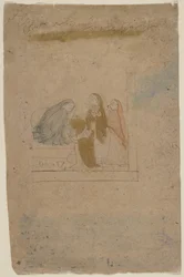 Dama z Posługaczami, ca. 1775-80.