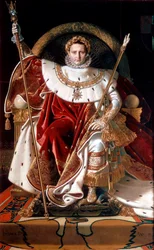 „Napoleon na swoim cesarskim tronie”, 1804