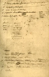 Notatki dotyczące traktatu z Leoben, marzec 1797, 1921.