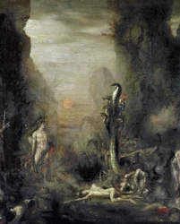 Herkules i Hydra Lernejska, według Gustave Moreau, c.1876
