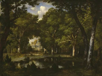 Staw w lesie, 1862.