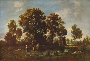 Słoneczne dni w lesie, ok. 1850, ok. 1915