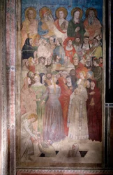 Zmartwychwstanie Wybranych (z Boskiej Komedii Dantego) - Fresk, ok.1360
