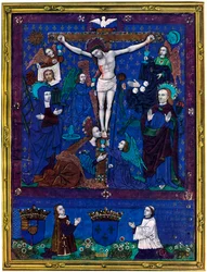 Tablica, farba emaliowana na miedzi, 1503, 1931