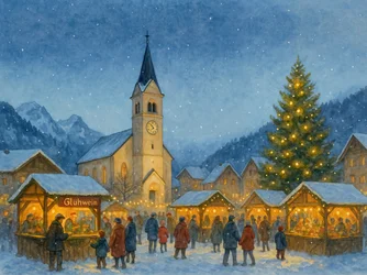 Świąteczny jarmark w Snowy Village