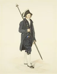Bristol Bellman, ok.1830 (ołówek i akwarela na papierze)
