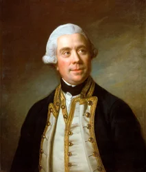 Kapitan Samuel Barrington (1729-1800), ok. 1770 (olej na płótnie)