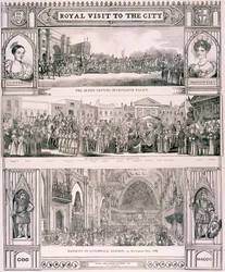 Wizyta królowej Wiktorii w City of London, 1837