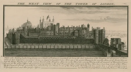 Zachodni widok na Tower of London