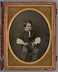 Portret siedzącego chłopca bez tytułu, 1853.