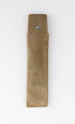 Straight chisel (gui) Qijia culture (jade (nephrite))