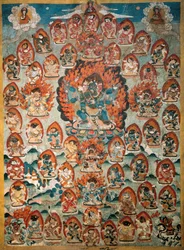 Widok raju, wizje Barda, Nepal