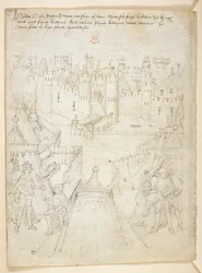 Bawełna Juliusz E. IV, art. 6, „Korowód Beauchamp”, c.1483 (atrament na welinie)