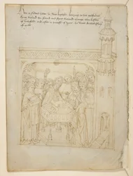 Bawełna Juliusz E. IV, art. 6, „Korowód Beauchamp”, c.1483 (atrament na welinie)