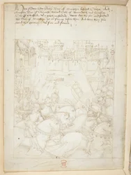 Bawełna Juliusz E. IV, art. 6, „Korowód Beauchamp”, c.1483 (atrament na welinie)