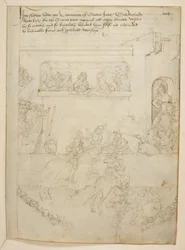 Bawełna Juliusz E. IV, art. 6, „Korowód Beauchamp”, c.1483 (atrament na welinie)