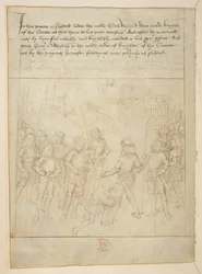Bawełna Juliusz E. IV, art. 6, „Korowód Beauchamp”, c.1483 (atrament na welinie)