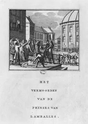 Okaleczenie Marii Teresy Ludwiki de Savoie-Carignan, księżnej de Lamballe, 3 września 1792