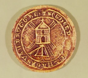 Pieczęć gildii młynarzy w Brugii, 1407