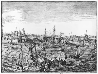 Widok na Rotterdam