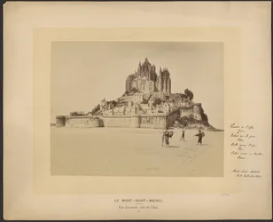 Mont-Saint-Michel, widok ogólny, strona wschodnia
