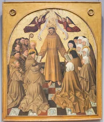 Święty Franciszek przekazuje regułę