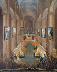 Sesja otwierająca Sobór Trydencki w 1545 r., szczegóły