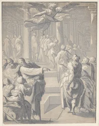 Chrystus uzdrawiający paralityka, 1540-50., 1540-50.
