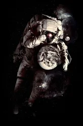 Astronauta Kosmiczna Ziemia