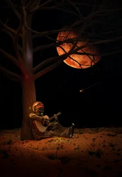 „Serenada na czerwonym księżycu” astronauty