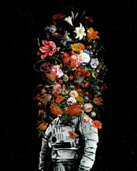 Kwitnący astronauta