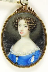 Anne Villiers, Madame Bentinck (akwarela na kości słoniowej)