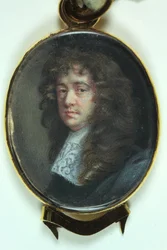 Sir Peter Lely (akwarela na kości słoniowej)