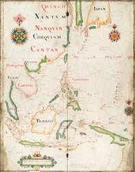 Mapa Indii Wschodnich