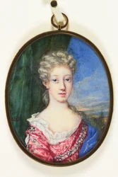 Lady Henrietta Cavendish Harley, później hrabina Oksfordu (emalia)