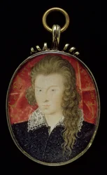 No.3856 Henry Wriothesley, 3. hrabia Southampton (1573-1624), c.1594 (gwasz na welinie)