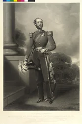 Książę Cambridge Georg (mezzotinta)
