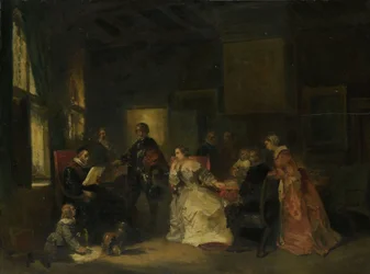 Scena historyczna z Wilhelmem Milczącym