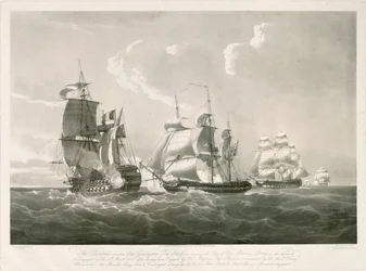 Starcie pomiędzy "Guillaume Tel" i HMS "Penelope", 30 marca 1800 r.