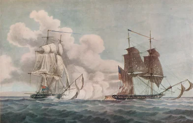 Packet Boat and Privateer, c1819