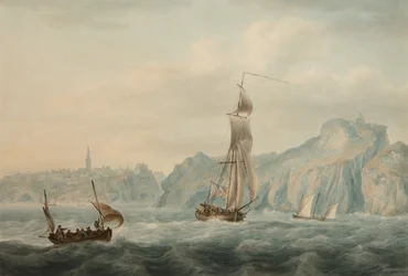 Port of Tenby (akwarela na papierze)
