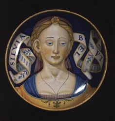Filiżanka z majoliki, z serii Belle donne, 1525