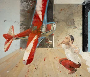 Air Blow III, 2022 (olej na płótnie)