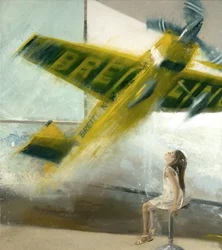 Air Blow I, 2017 (olej na płótnie)