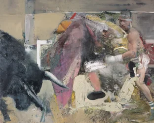 Corrida III, 2018 (olej na płótnie)