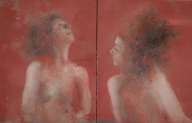 Dialog, 2015 (olej na płótnie)