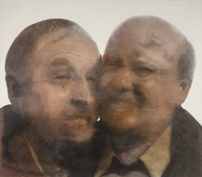 Zderzenie twarzy, 2004 (olej na płótnie)