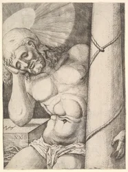 Mąż boleści przy kolumnie, 1523.